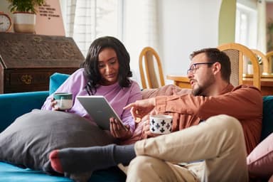Couple explores options for dealing with debt.